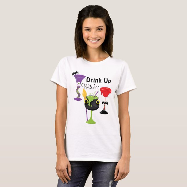 Camiseta Beber brujas (Anverso completo)