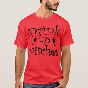 Camiseta Beber brujas divertida diseño de Halloween