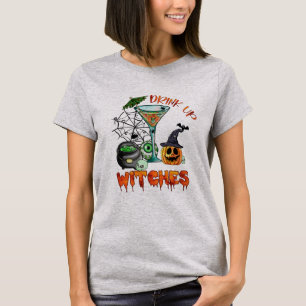 Camiseta beber brujas para la magia de la poción de hallowe