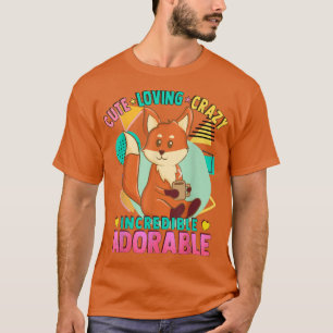 Camiseta Beber café kawaii para amar a Adorable loco