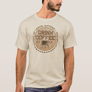 Camiseta Beber café - Sé un lato