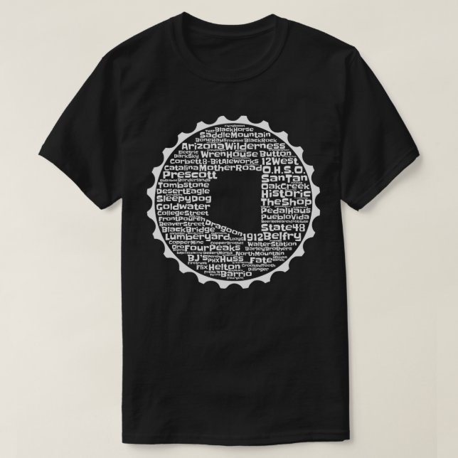 Camiseta Beber cervecerías de Arizona locales (Diseño del anverso)