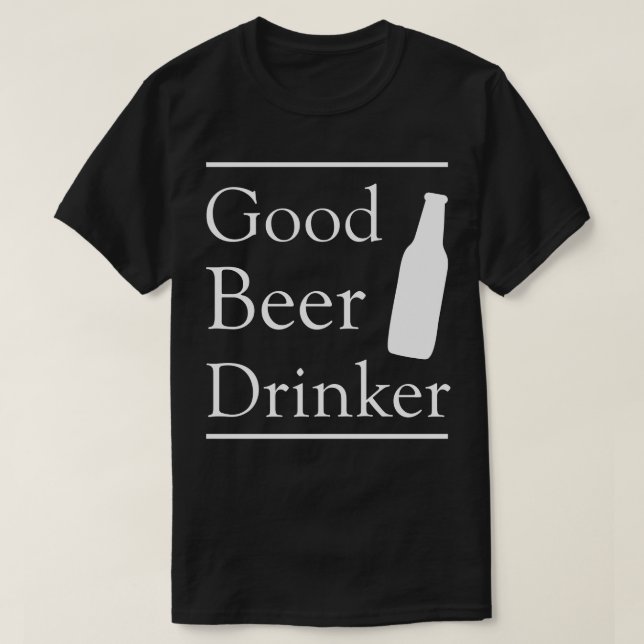 Camiseta Beber de cerveza (Diseño del anverso)