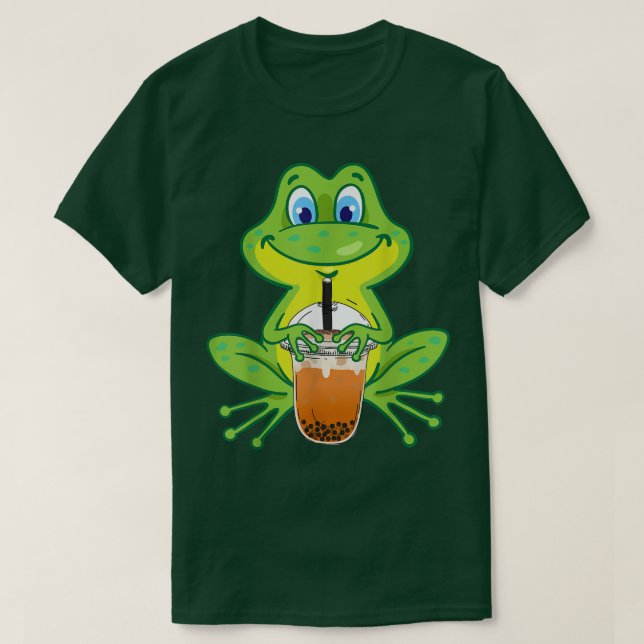 Camiseta Beber de escarcha suave té de leche Funny Boba Tea (Diseño del anverso)