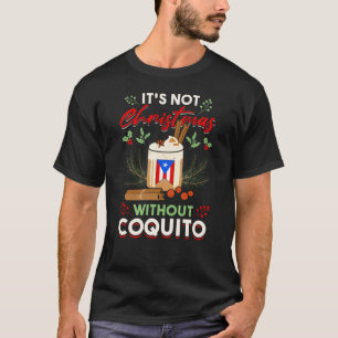Camiseta Beber de huevo de ron en Coquito Puerto Rico