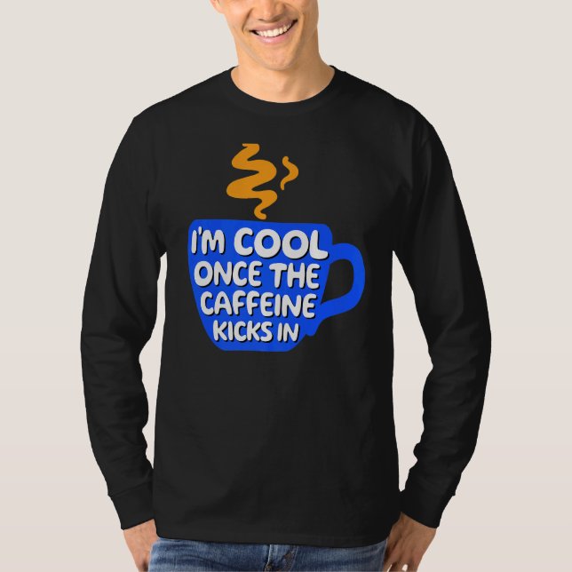 Camiseta Beber de la Copa Caffeine de Guay Statement (Anverso)