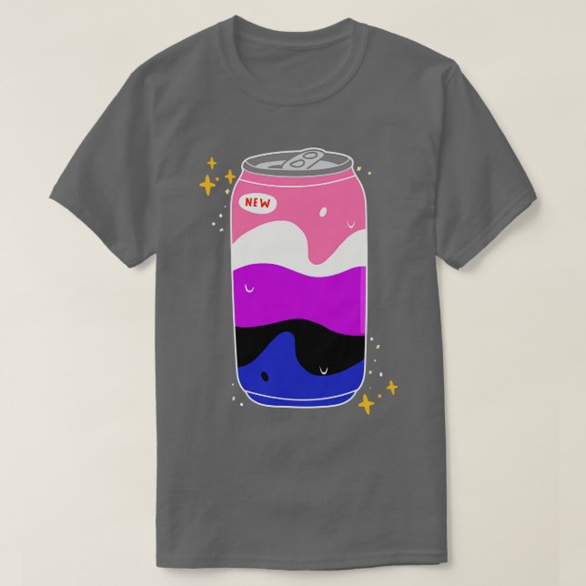Camiseta Beber de líquido de género (Diseño del anverso)