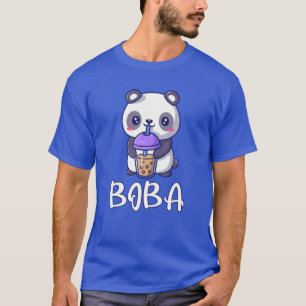 Camiseta Beber de panda lindo Té de leche de burbuja Boba