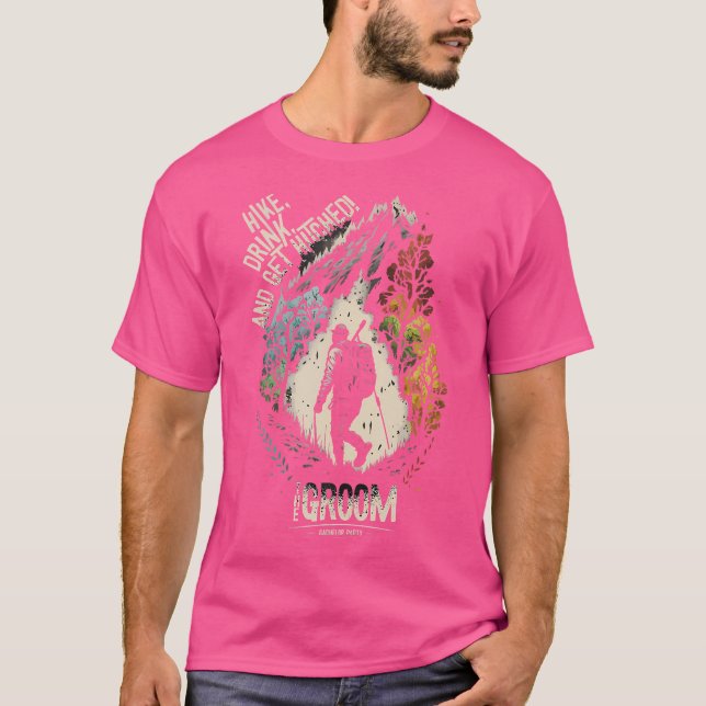 Camiseta Beber De Senderismo Y Recibir Un Golpe De 12 Bache (Anverso)
