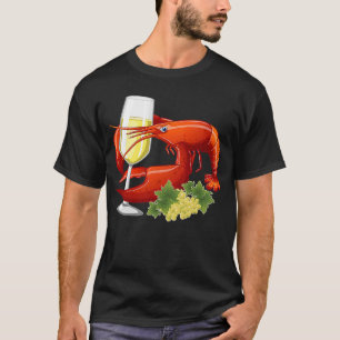 Camiseta Beber de vino de langosta Cruise Beach Vacati