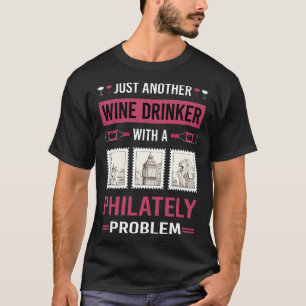 Camiseta Beber de vino Sellos Philatessen Postage