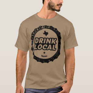 Camiseta Beber el tapón de botellas de cerveza de artesanía