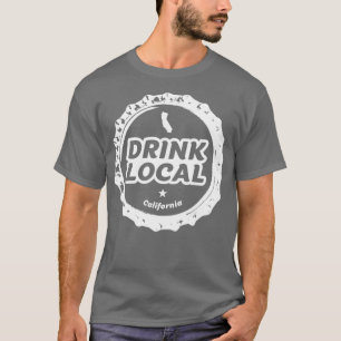 Camiseta Beber el tapón de frasco de cerveza de California