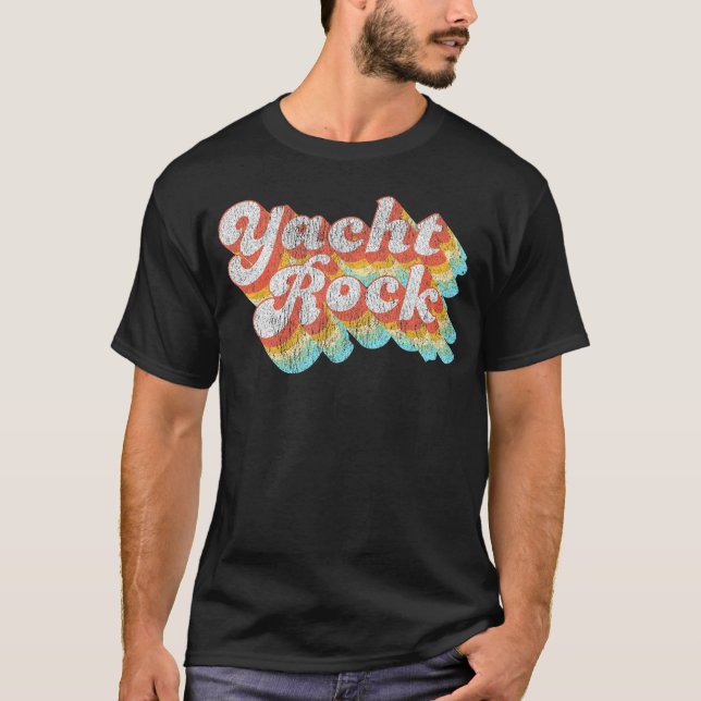 Camiseta Beber en bote del Fiesta de rock yate de moda (Anverso)