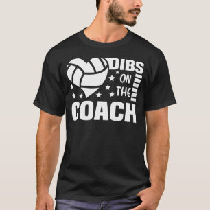 Camiseta Beber en el voleibol de entrenadores, bate en el e