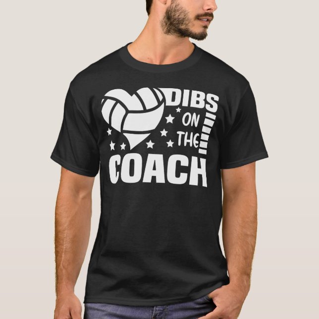 Camiseta Beber en el voleibol de entrenadores, bate en el e (Anverso)