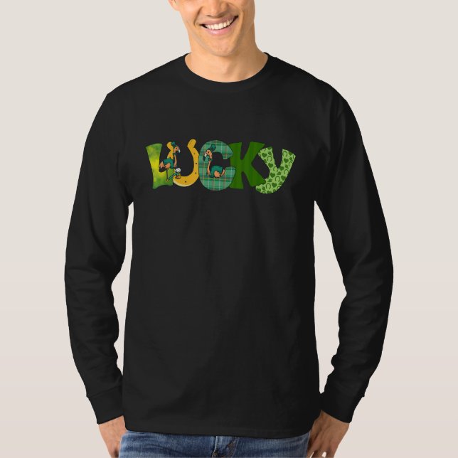 Camiseta Beber Flamingo St Patricks Day Flamingo Beer Lu (Anverso)