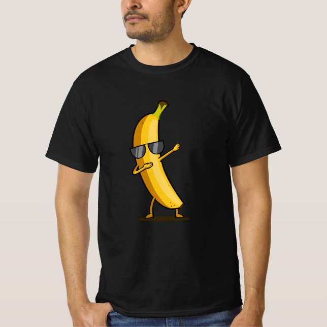 Camiseta Beber fruta bailarina gratamente amarilla Banana D (Anverso)