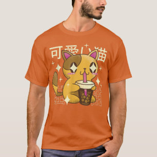 Camiseta Beber gato Beber té Japón 