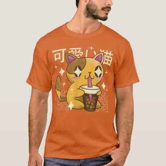 Camiseta Beber gato Beber té Japón 