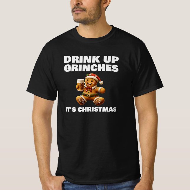 Camiseta Beber Grpulgadas, son Navidades (Anverso)