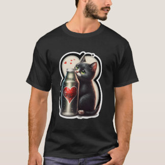 Camiseta Beber Lemonade Kitten Paw Soda Pop Meow Verano