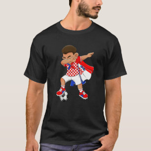 Camiseta Beber niño de fútbol de Croacia Bandera de fútbol 
