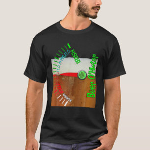 Camiseta BEBER O METER FUNNY Irish St Patricks Day BEBER
