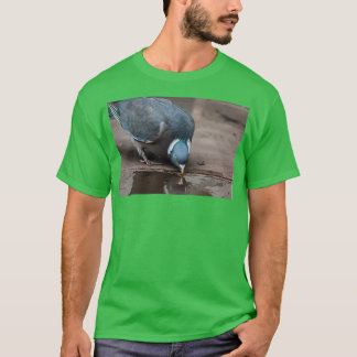 Camiseta Beber pichón de madera de charco