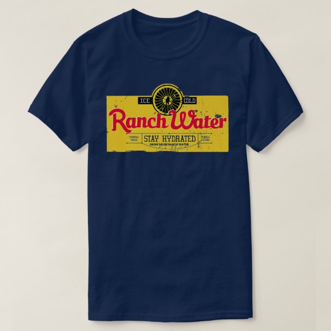 Camiseta Beber Ranch Water Orgullo del Orgullo Sur Cosa Vin (Diseño del anverso)