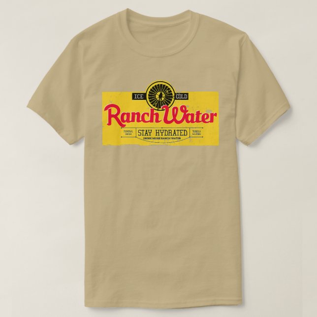 Camiseta Beber Ranch Water Orgullo del Orgullo Sur Cosa Vin (Diseño del anverso)