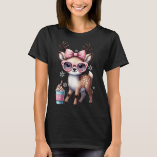 Camiseta Beber reno Chocolate caliente Bougie mujeres Chica