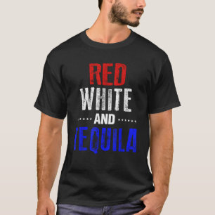 Camiseta Beber Tequila Graciosa 4 de Julio Estados Unidos A