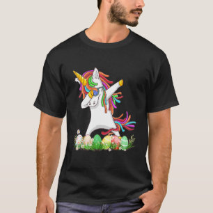 Camiseta Beber, unicornio, cestas de pascua, huevos para Ch