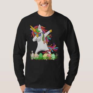 Camiseta Beber, unicornio, cestas de pascua, huevos para Ch