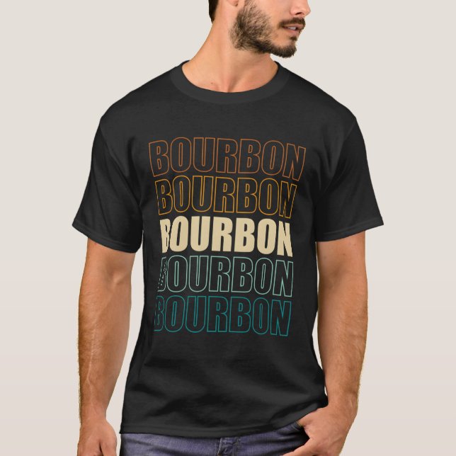 Camiseta Beber Whiskey Bourbon (Anverso)