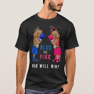 Camiseta Bebés de boxeo de etnias azules vs rosas género re