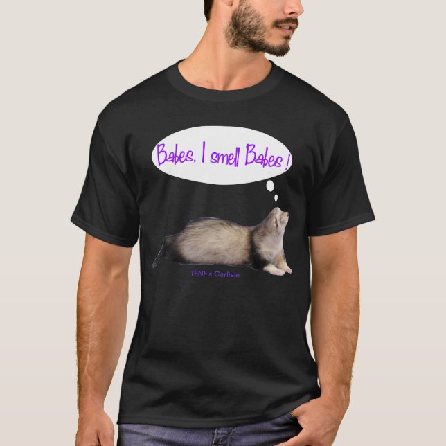 Camiseta Bebés del olor de los bebés I (Anverso)