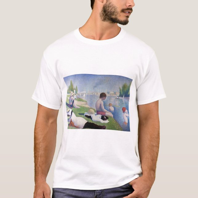 Camiseta Bebés en Asnieres, Seurat (Anverso)
