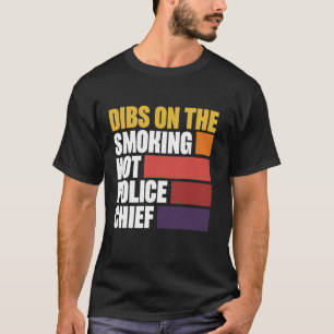 Camiseta Bebés En El Caluroso Jefe De Policía Fumador