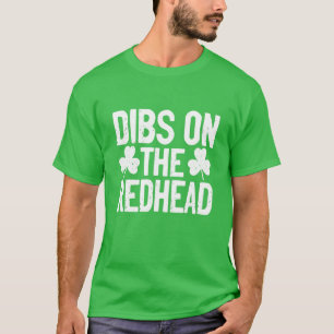 Camiseta Bebés En El Día De La Cosa De Redhead Funny St Pat