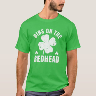 Camiseta Bebés En El Día De La Cosa De Redhead Funny St Pat