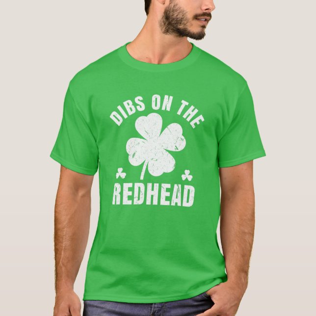 Camiseta Bebés En El Día De La Cosa De Redhead Funny St Pat (Anverso)