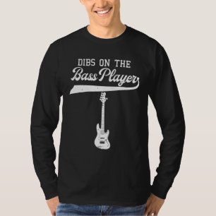 Camiseta Bebés En El Jugador Bass Sostiene Guitarista Guita