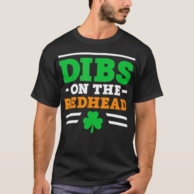 Camiseta Bebés En Las Camisas Rojas Hombres Gracioso St Pat (Anverso)