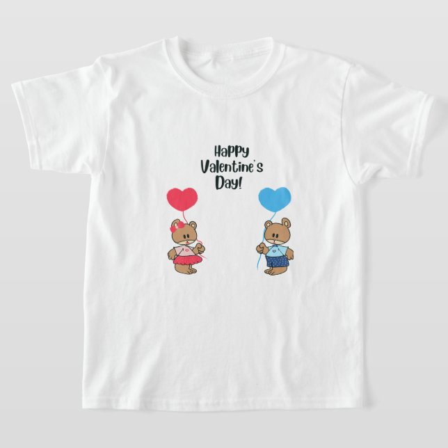 Camiseta Bebés lindo para San Valentín (Distribución)