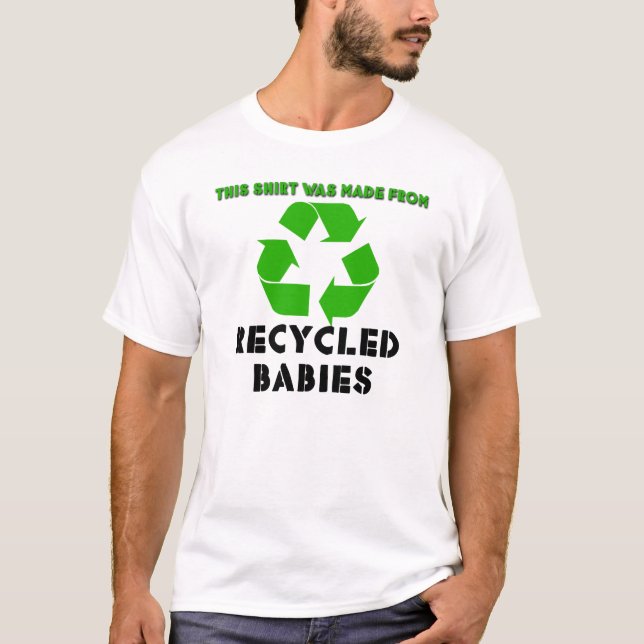 Camiseta Bebés reciclados (Anverso)