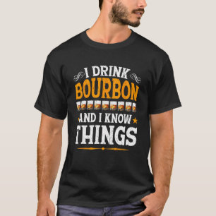 Camiseta Bebí Borbono Y Sé Cosas Whiskey Bourbon