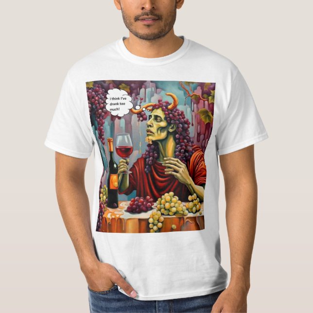 Camiseta Bebí demasiado (Anverso)