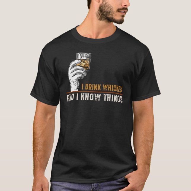 Camiseta Bebí Whiskey y sé las cosas 1850png1850 (Anverso)